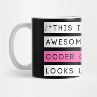 This is What an Awesome Coder Girl Looks Like T-shirt Gift Mug